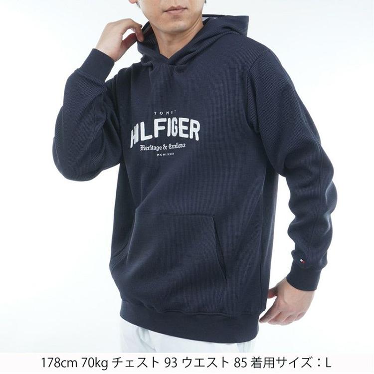 トミーヒルフィガーゴルフ フロントロゴ スウェットフーディー メンズ 2025秋冬 ゴルフウェア THMA551 TOMMY HILFIGER（トミー・ヒルフィガー） トミーヒルフィガーゴルフ