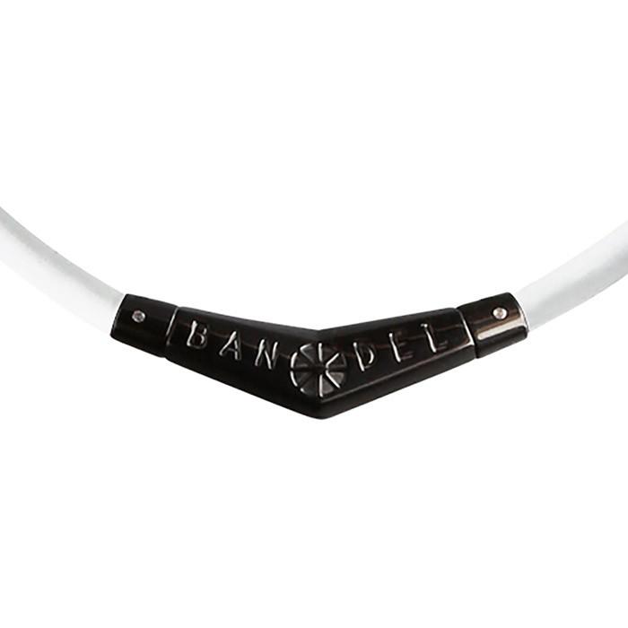 バンデル ネックレス Titanium Rubber Necklace White×Black｜ezone｜02