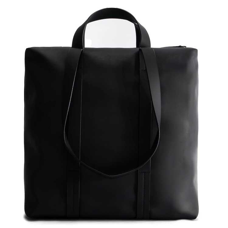 ハンター オリジナル ラバライズ ラージ トートバッグ UBS2235CPE-BLK 