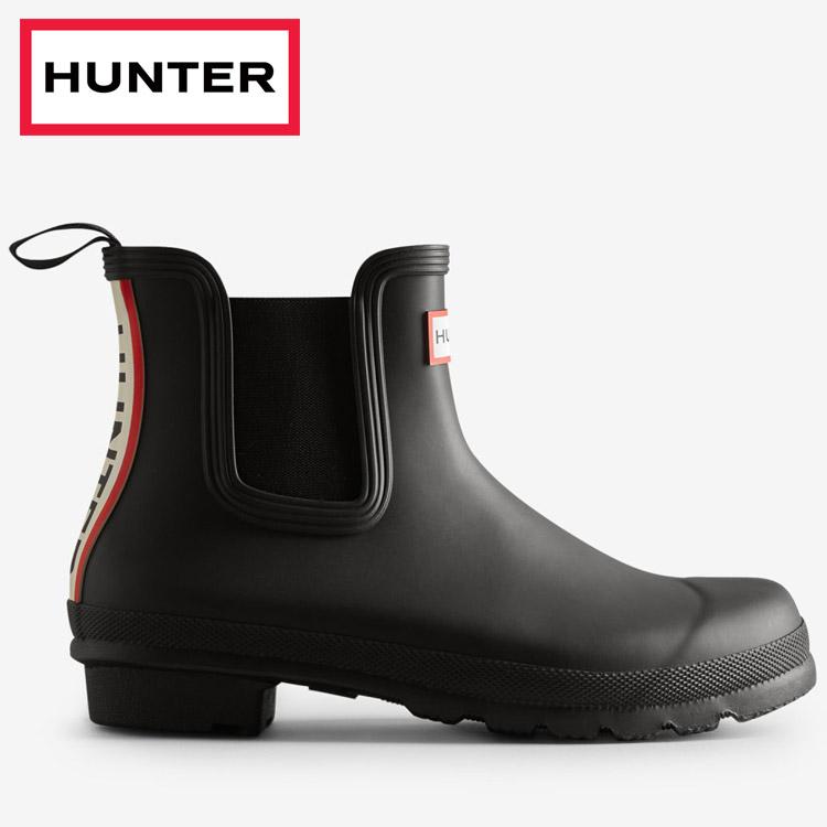 クリアランスセール ハンター レディース オリジナル チェルシー ハンター トリ カラー ロゴ バックストラップ ブーツ WFS2354RMA