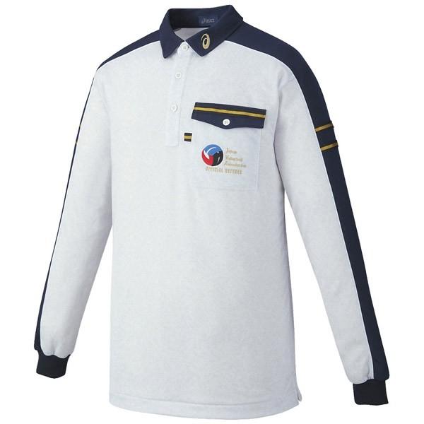 アシックスバレーボールレフリーシャツ ASICS アシックス バレーボール レフリーシャツLS メンズ XW6315