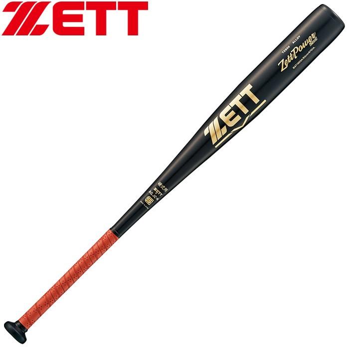 ホワイトブラウン ZETT(ゼット) 野球 84cm ブラック(1900) BAT1854A