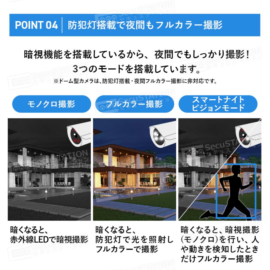 SecuSTATION 防犯カメラ 屋外 セット 監視カメラ 家庭用 PoE SecuSTATION 防犯カメラ 屋外 セット 監視カメラ 家庭用 PoE