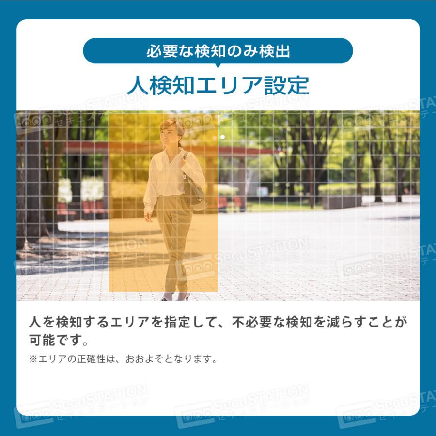 SecuSTATION 防犯カメラ 屋外 家庭用 防犯灯 パンチルト 夜間