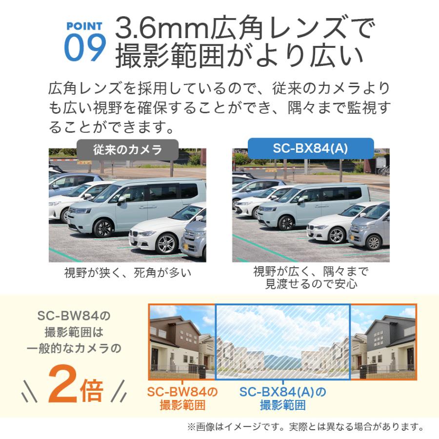 SecuSTATION 防犯カメラ 屋外 監視カメラ 家庭用 wifi ワイヤレス
