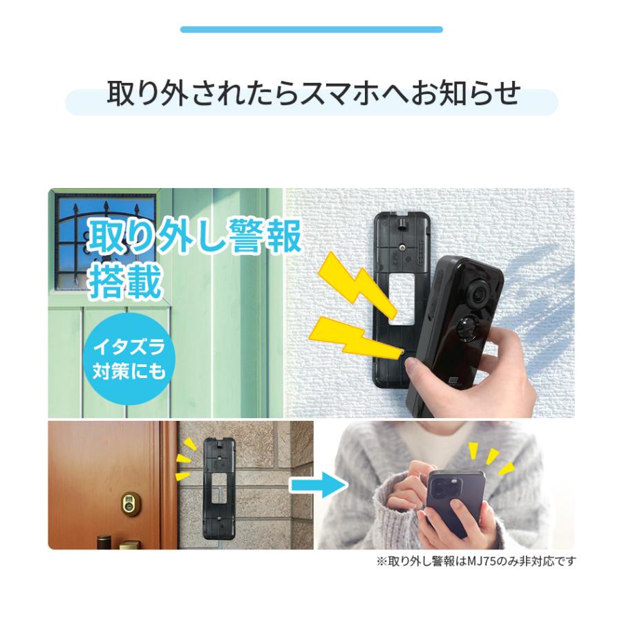 SecuSTATION インターホン ドアホン ワイヤレスチャイム 玄関