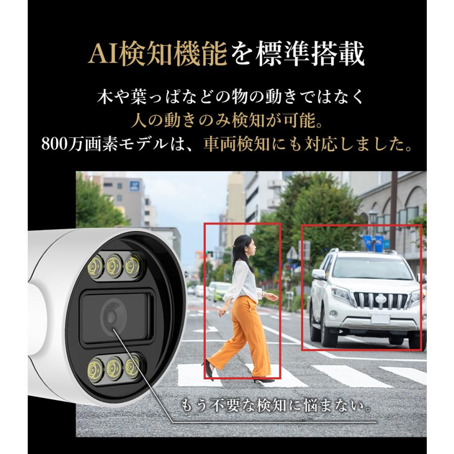 SecuSTATION 防犯カメラ 屋外 セット 家庭用 PoE 赤外線モード SecuSTATION 防犯カメラ 屋外 セット 家庭用 PoE 赤外線モード
