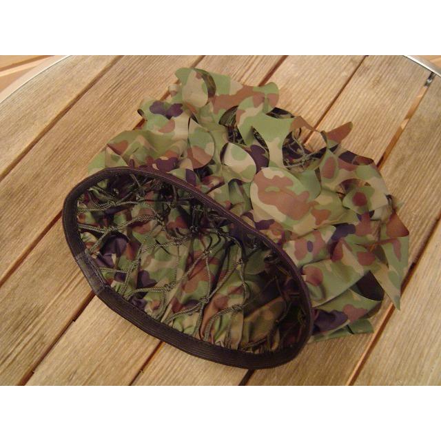 新型迷彩偽装網鉄帽用ヒラヒラ付き : フォレストBLヤフーショップ