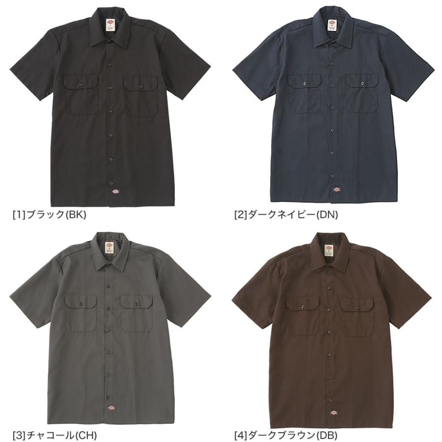 Dickies ディッキーズ ワークシャツ 半袖 メンズシャツ 1574 大きいサイズ 大きめ 半袖シャツ ブランド アメカジ カジュアル USAモデル 爆買 | Dickies | 14