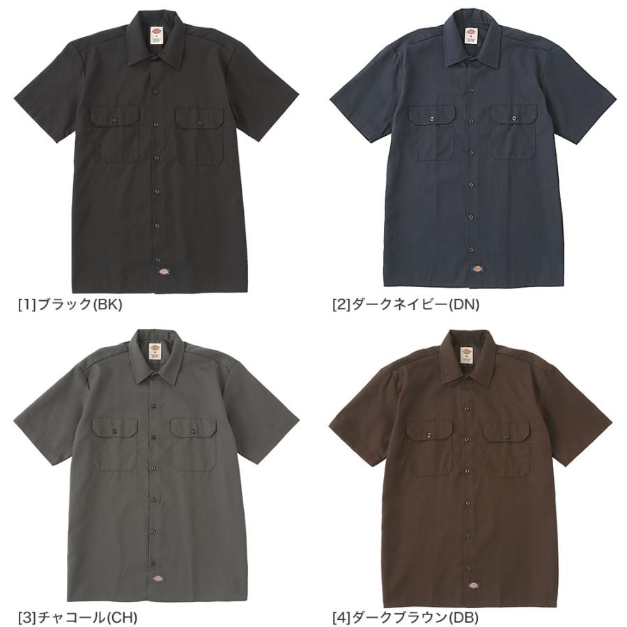 ディッキーズ ワークシャツ 半袖 1574 メンズ USAモデル Dickies 半袖シャツ レディース｜f-box｜15