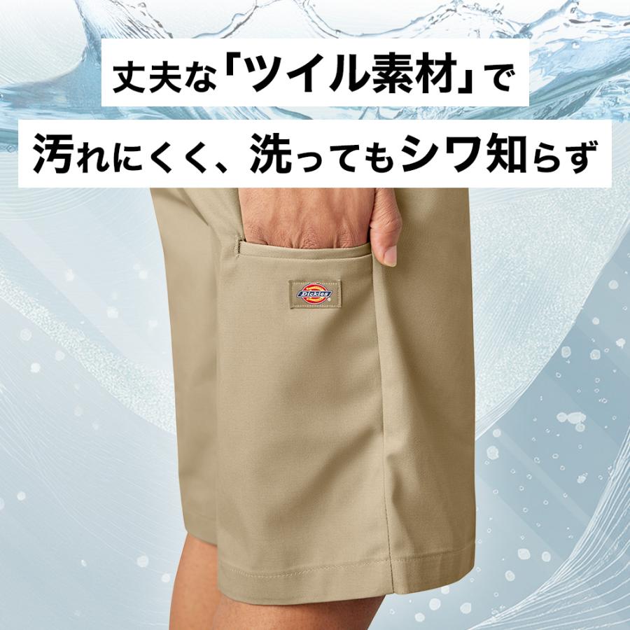 Dickies ディッキーズ ハーフパンツ 42283 大きいサイズ ライブ フェス ルーズフィット メンズ ゆったり 無地 ブランド アメカジ USAモデル 爆買 | Dickies | 16
