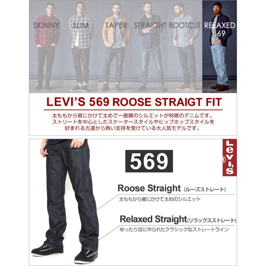 リーバイス 569 ジッパーフライ リラックスストレート USAモデル Levis ジーンズ デニム ジーパン｜f-box｜02