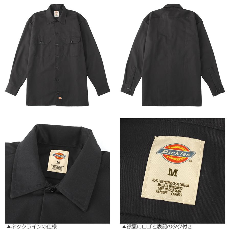 Dickies ディッキーズ 長袖 シャツ メンズ 574 大きいサイズ ワークシャツ 大きめ 無地 ブランド アメカジ カジュアル シンプル USAモデル 爆買 | Dickies | 24