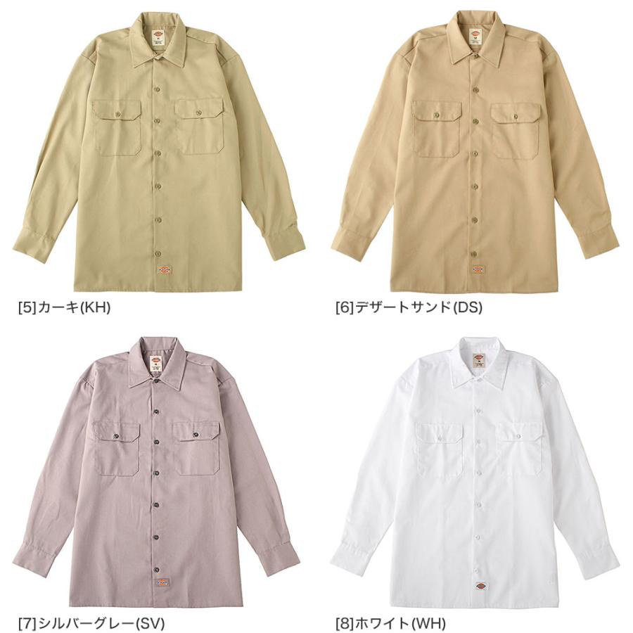 Dickies ディッキーズ 長袖 シャツ メンズ 574 大きいサイズ ワークシャツ 大きめ 無地 ブランド アメカジ カジュアル シンプル USAモデル 爆買 | Dickies | 28