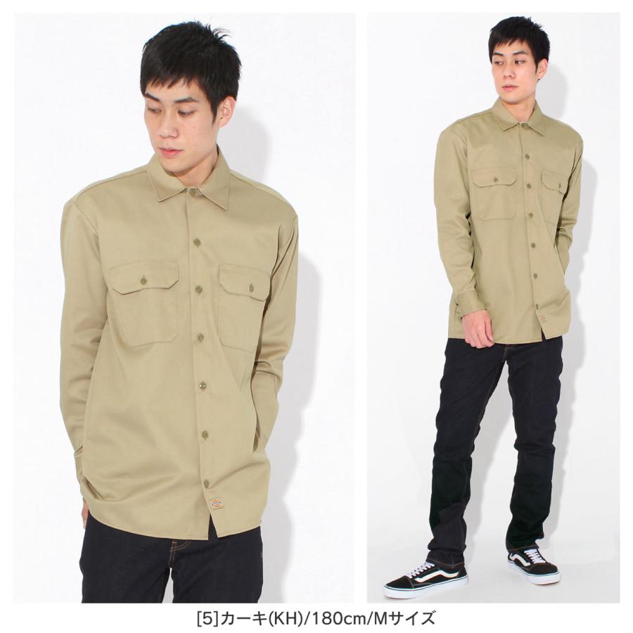 Dickies ディッキーズ 長袖 シャツ メンズ 574 大きいサイズ ワークシャツ 大きめ 無地 ブランド アメカジ カジュアル シンプル USAモデル 爆買 | Dickies | 17