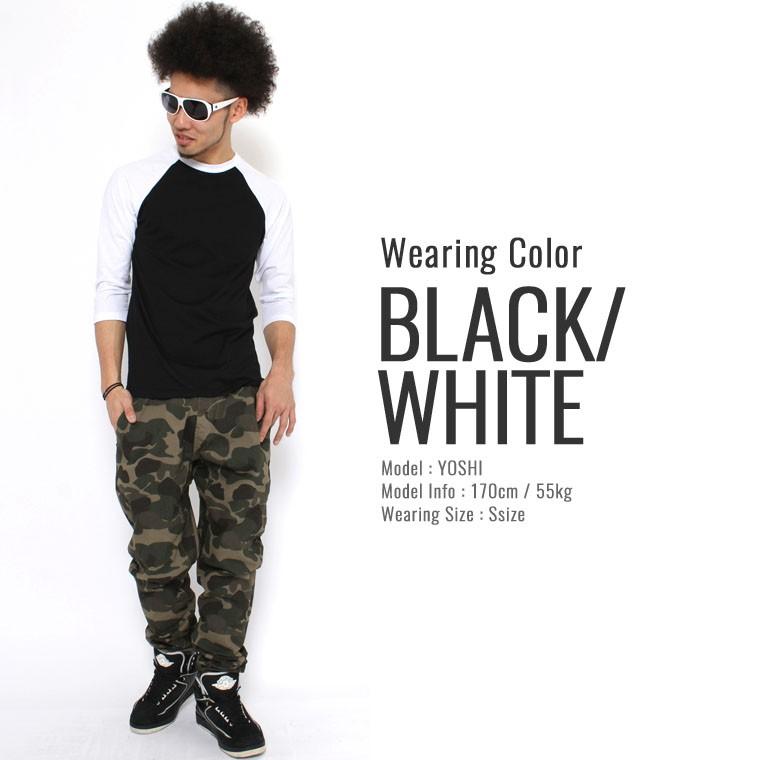 ベラキャンバス ロサンゼルス Tシャツ 七分袖 ラグラン 無地 メンズ