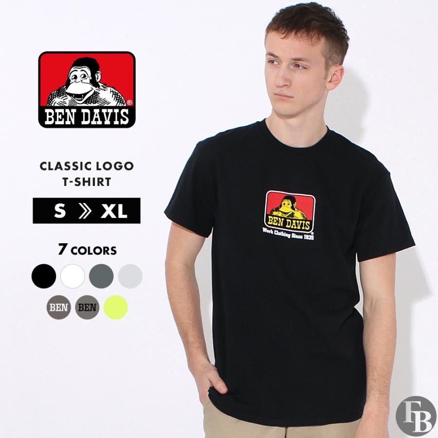 ベンデイビス Tシャツ 半袖 メンズ 大きいサイズ Usaモデル ブランド Ben Davis 半袖tシャツ ロゴt アメカジ ビッグシルエット Ben Tee Freshbox 通販 Yahoo ショッピング