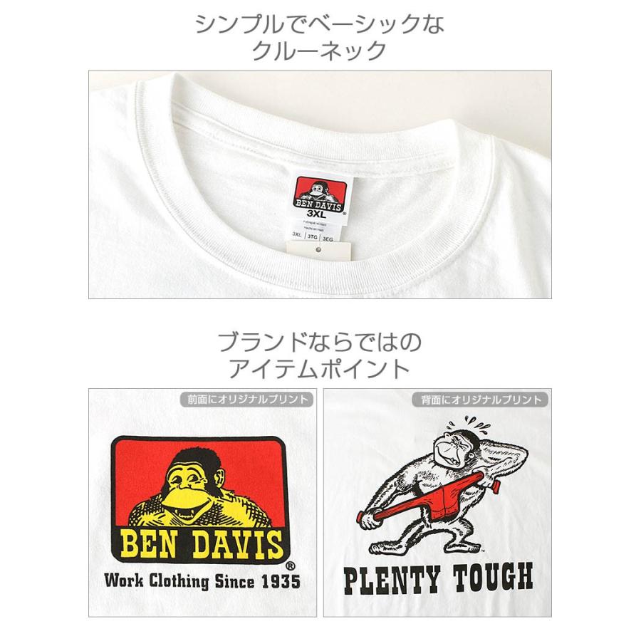 Ben Davis ベンデイビス Tシャツ メンズ 半袖 バックプリント 大きいサイズ メンズ Tシャツ 3l 3xl Ben Tee 2 Big Freshbox 通販 Yahoo ショッピング