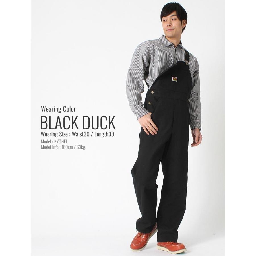 BEN DAVIS（ベンデイビス） オーバーオール ダック ボタンフライ