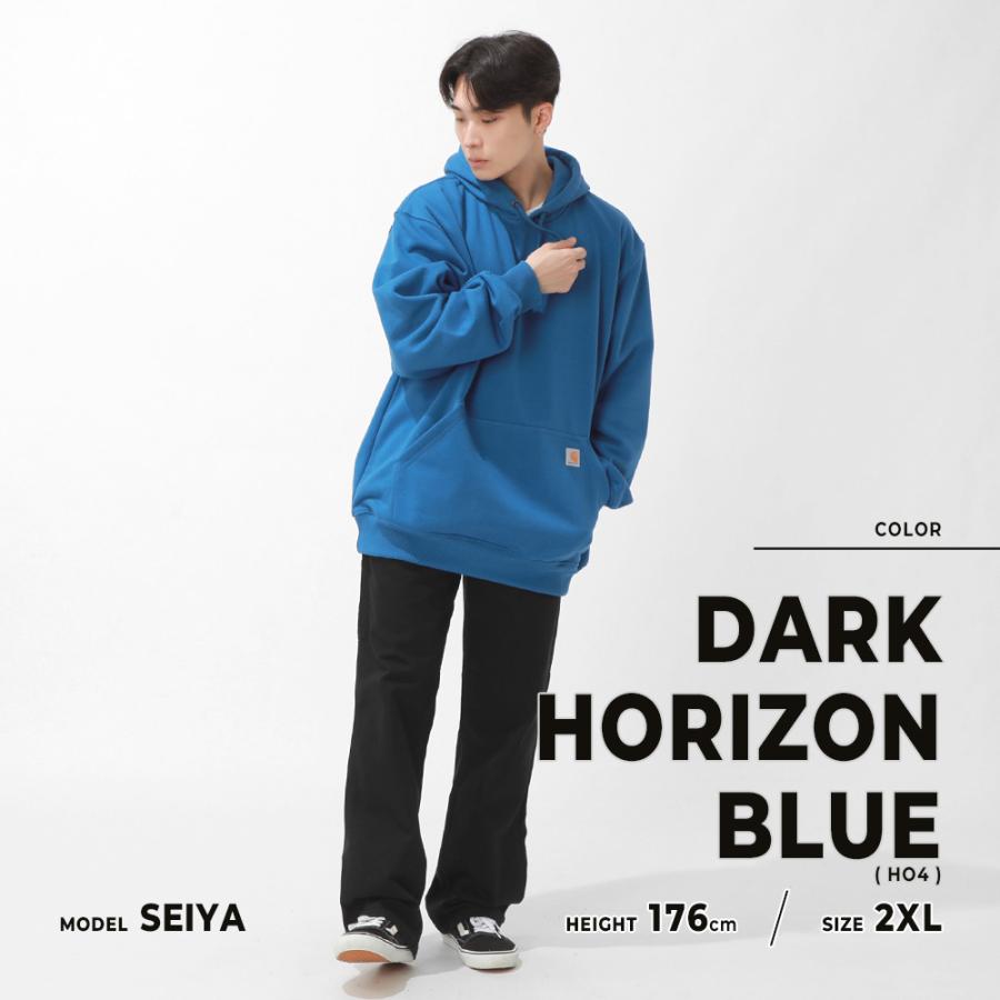 最高のダメージ感　カーハート　USA製　裏地サーマル　ブラック　サイズ２XL Carhartt（カーハート） パーカー メンズ 裏起毛 大きいサイズ