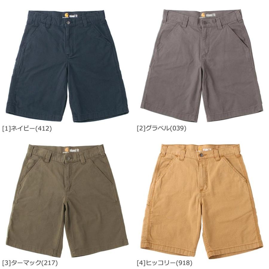 Carhartt カーハート ハーフパンツ メンズ ワーク 大きいサイズ  ショートパンツ 膝上 ワークショーツ ブランド アメカジ ストリート USAモデル｜f-box｜03