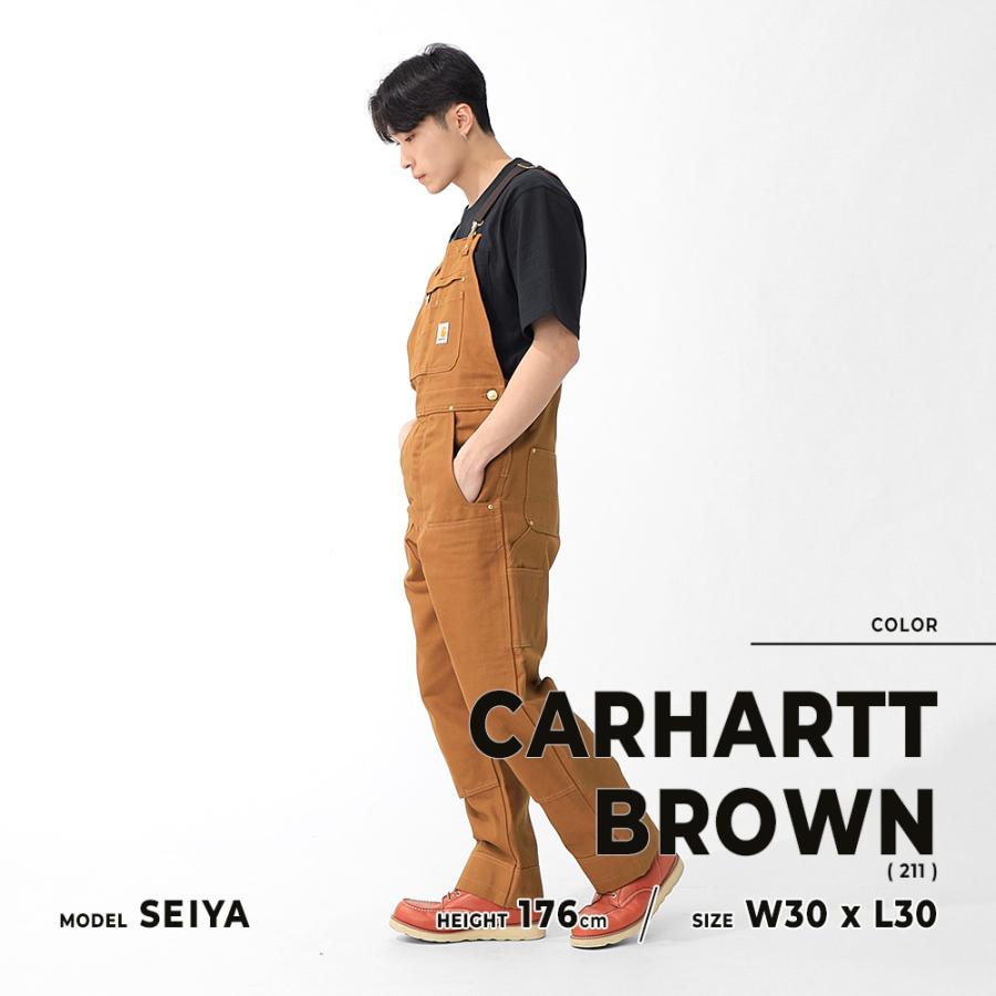 Carhartt ベージュ　オーバーオール Carhartt カーハート 40-50'S ハートタグ ダック生地
