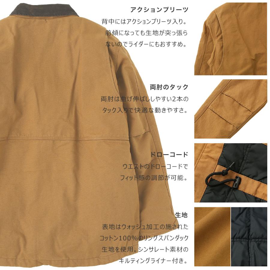 【送料無料】 Carhartt カーハート ダックジャケット ワークジャケット トラディショナルコート カバーオール メンズ 大きいサイズ アメカジ 103283 USAモデル｜f-box｜03