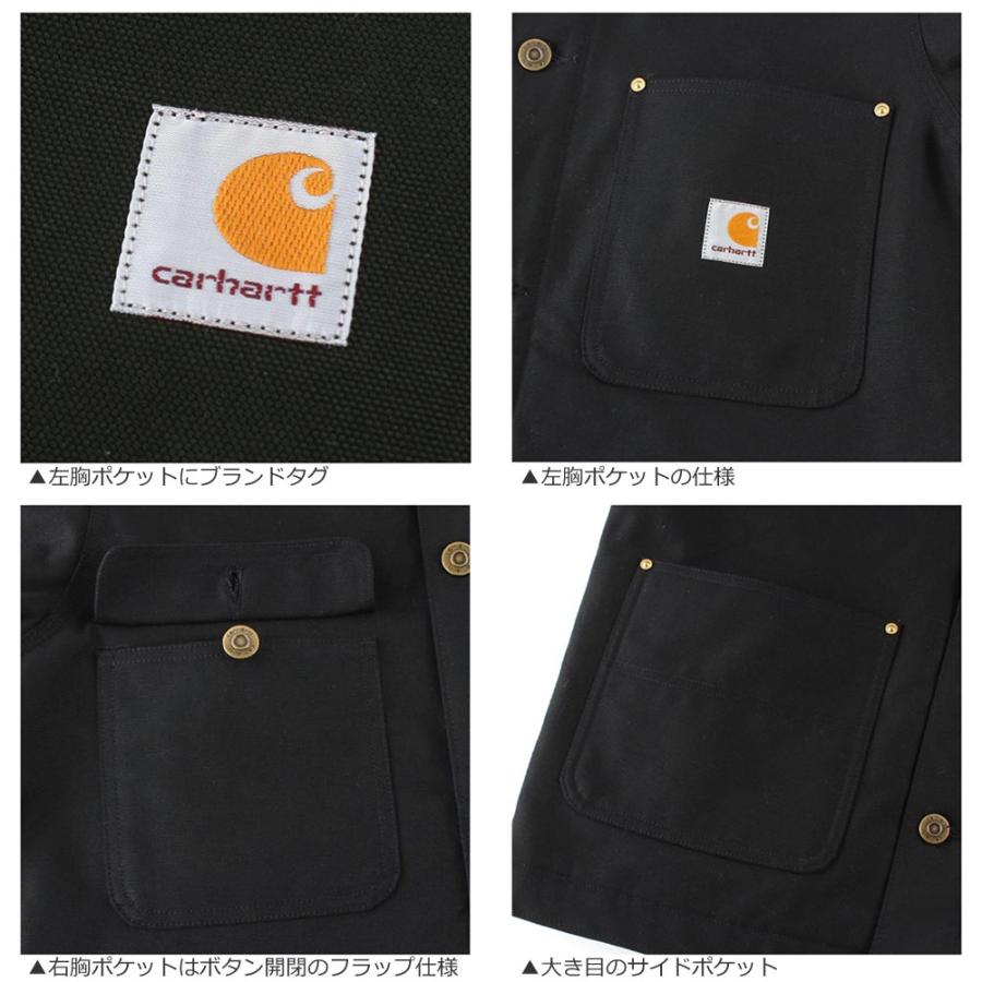 【送料無料】 Carhartt カーハート ダックコート ダックジャケット ワークジャケット ジャケット カバーオール メンズ 大きいサイズ アメカジ 103825 USAモデル｜f-box｜07