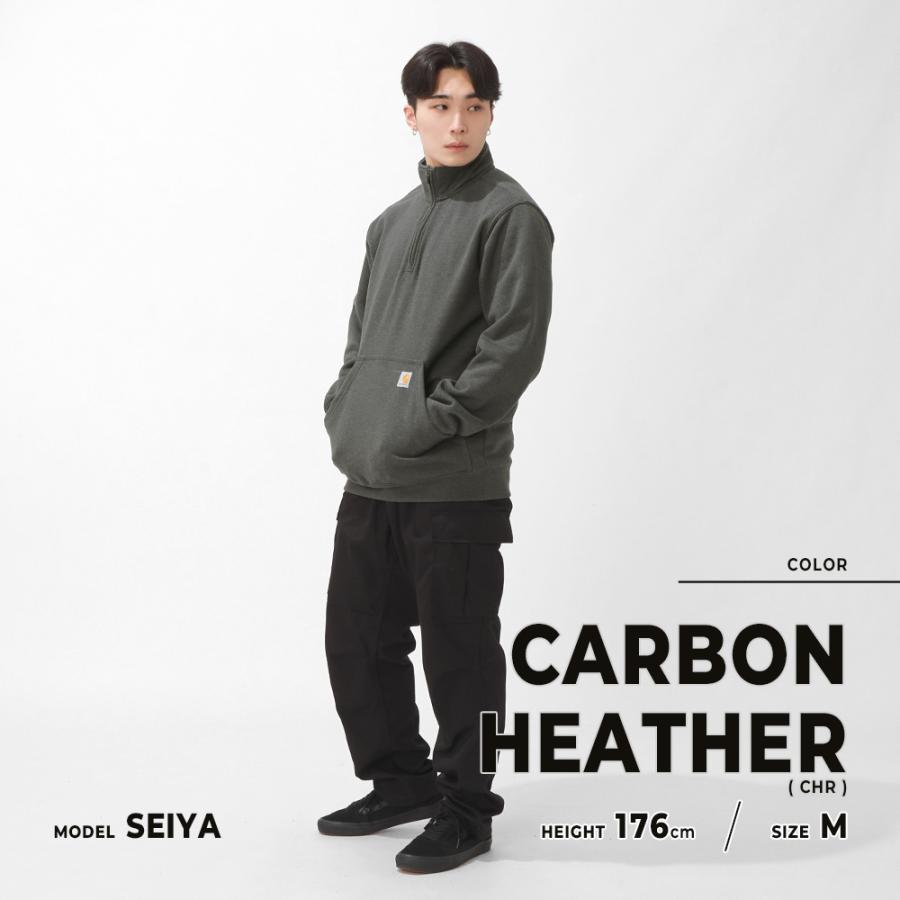 Carhartt カーハート モックネック スウェット メンズ 裏起毛 大きいサイズ ハイネック ブランド 無地 ゆったり アメカジ 105294 USAモデル【COP】_9