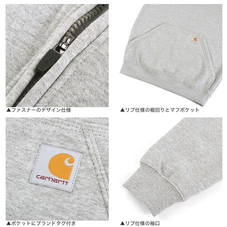 Carhartt カーハート モックネック スウェット メンズ 裏起毛 大きいサイズ ハイネック ブランド 無地 ゆったり アメカジ 105294 USAモデル【COP】_12