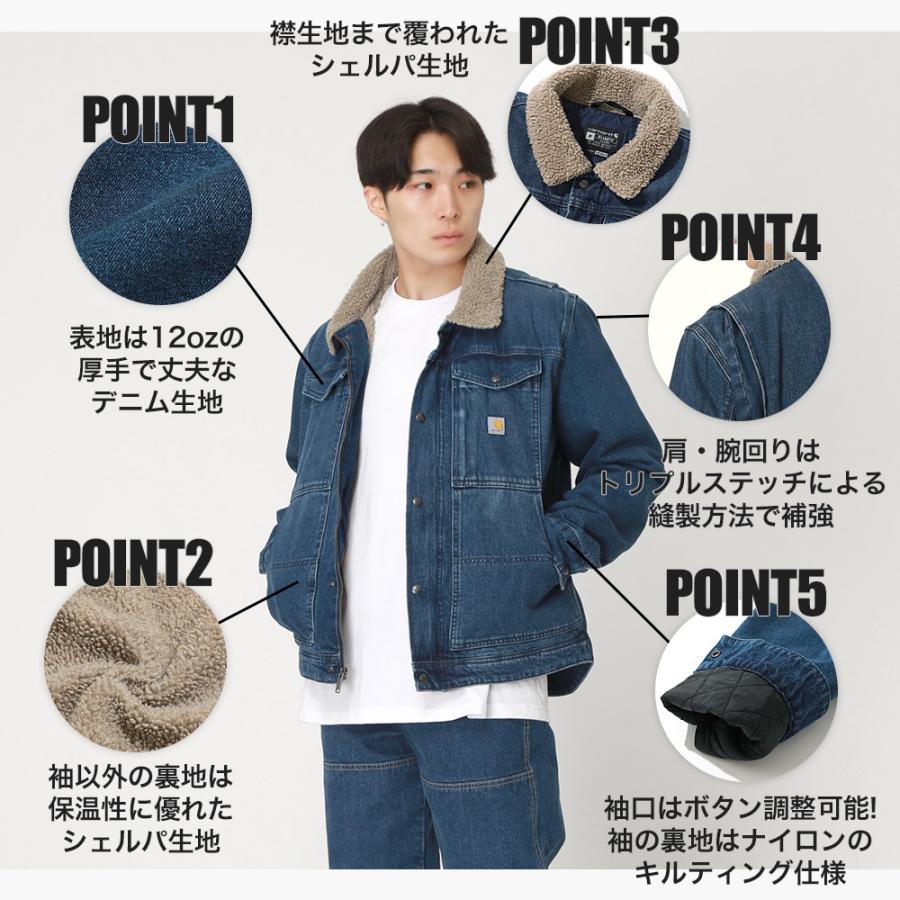 Carhartt カーハート デニムジャケット メンズ 大きいサイズ 裏 Carhartt カーハート デニムジャケット メンズ 大きいサイズ 裏