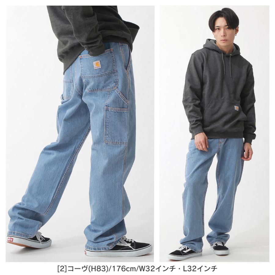 【送料無料】 Carhartt カーハート パンツ デニム ジーンズ メンズ ズボン ワークパンツ ワークジーンズ ペインターパンツ 太め carhartt-104941【COP】｜f-box｜04