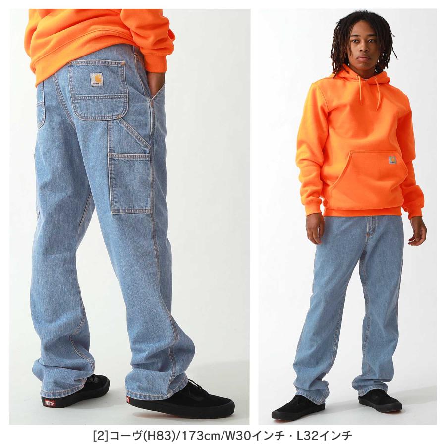 【送料無料】 Carhartt カーハート パンツ デニム ジーンズ メンズ ズボン ワークパンツ ワークジーンズ ペインターパンツ 太め carhartt-104941【COP】｜f-box｜05