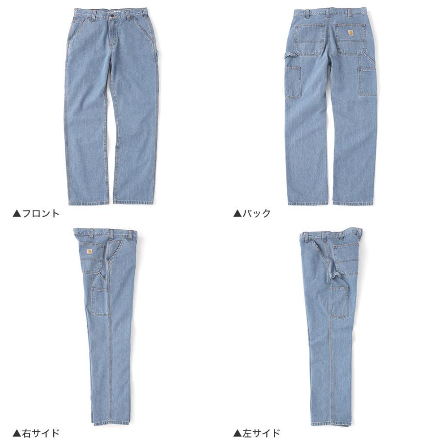 【送料無料】 Carhartt カーハート パンツ デニム ジーンズ メンズ ズボン ワークパンツ ワークジーンズ ペインターパンツ 太め carhartt-104941【COP】｜f-box｜06