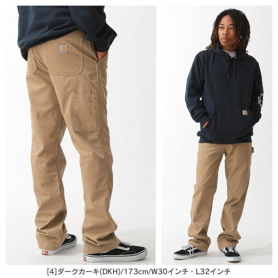 Carhartt カーハート ペインターパンツ メンズ ピーチスキン ウォッシュド 9.25オンス ワークパンツ 太め ワイド 大きいサイズ USAモデル (carhartt-b324)｜f-box｜06