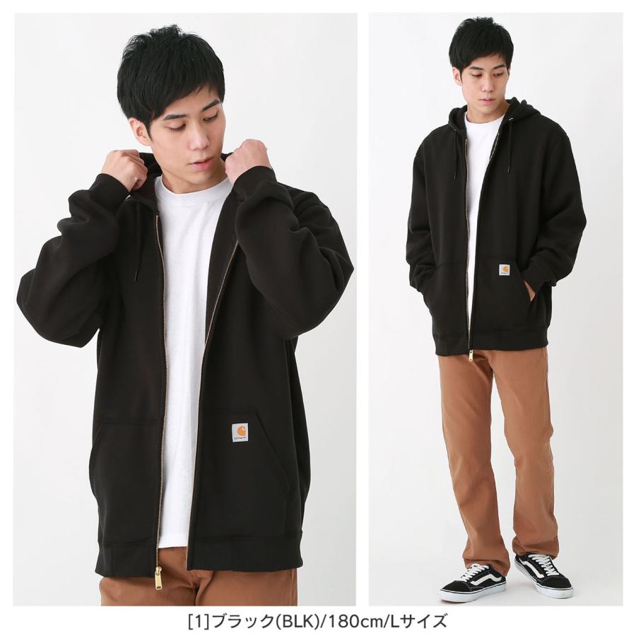 Carhartt カーハート パーカー K122 ジップアップ メンズ 裏起毛 Carhartt カーハート パーカー K122 ジップアップ メンズ 裏起毛