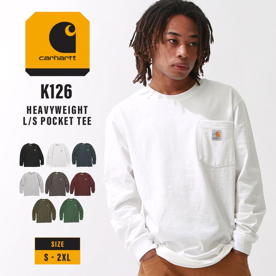 Carhartt カーハート Tシャツ メンズ 長袖 ヘビーウェイト Carhartt カーハート Tシャツ メンズ 長袖 ヘビーウェイト