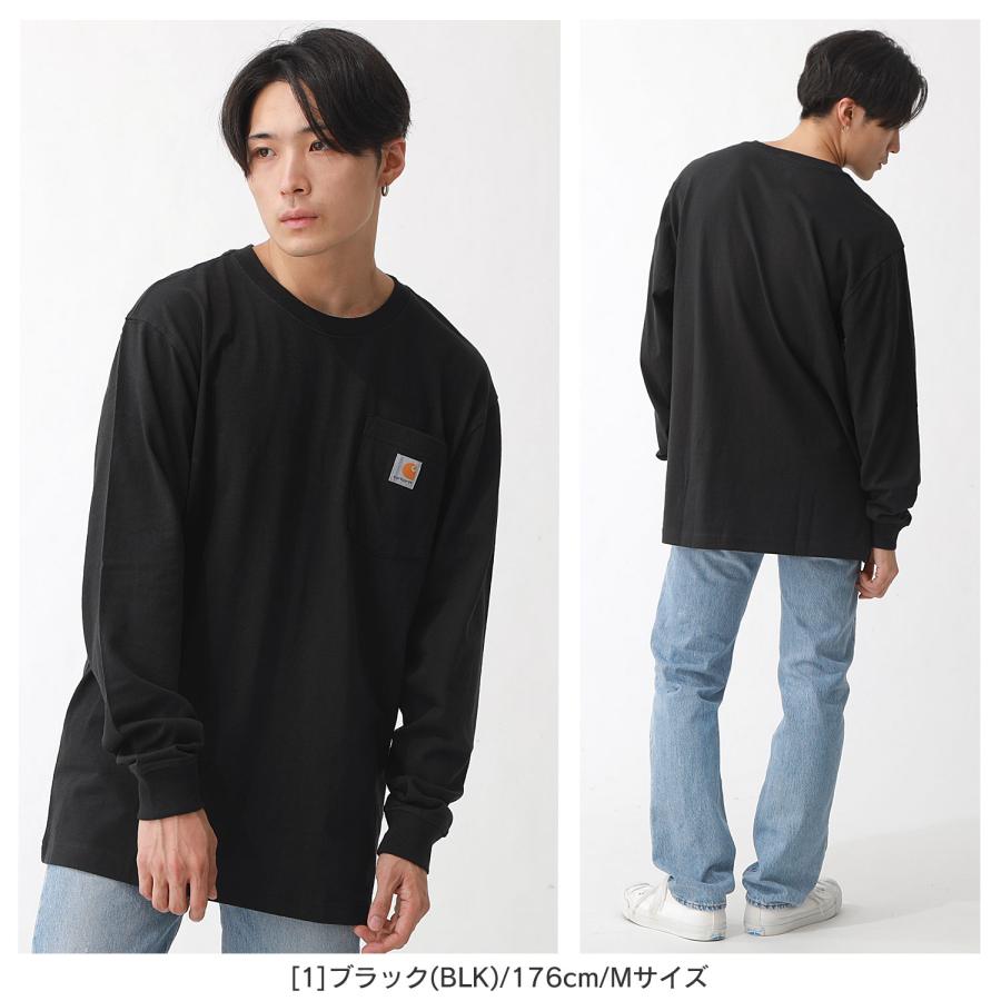 Carhartt カーハート ロンt メンズ ブランド アメカジ tシャツ 長袖 大きいサイズ 長袖tシャツ 厚手 ヘビーウェイト USAモデル｜f-box｜03