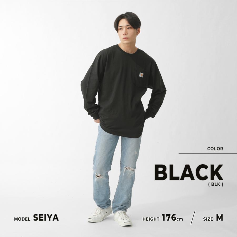 Carhartt（カーハート） ロンt メンズ 大きいサイズ 長袖 Tシャツ 厚手