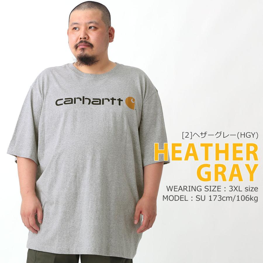 [ビッグサイズ] カーハート Tシャツ メンズ 半袖 厚手 K195 BIG 3XL-4XL Carhartt 4L 5L｜f-box｜13