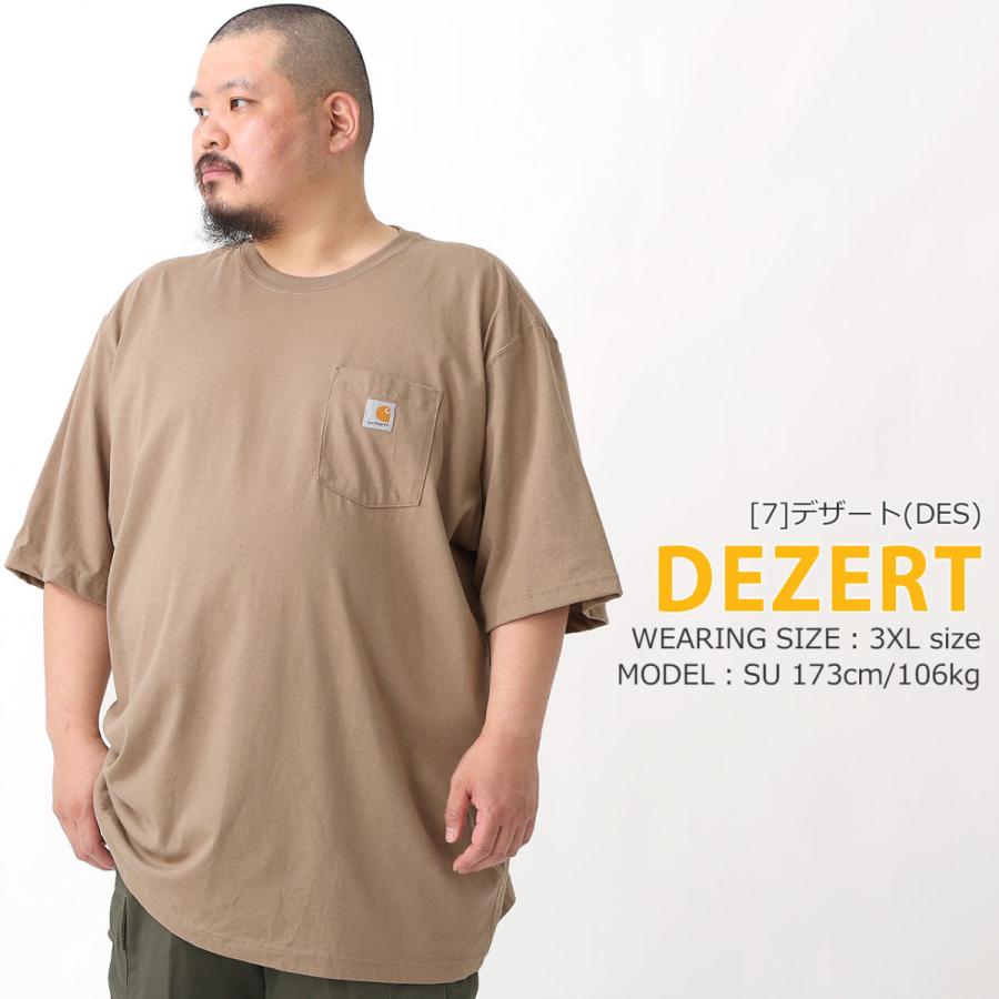Carhartt [ビッグサイズ] カーハート Tシャツ メンズ 半袖 ポケット 