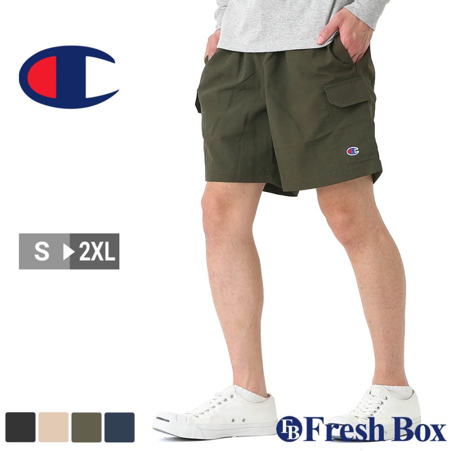 Champion チャンピオン ハーフパンツ メンズ スポーツ ルームウェア ショートパンツ 膝上 大きいサイズ Usaモデル Champion Freshbox 通販 Yahoo ショッピング