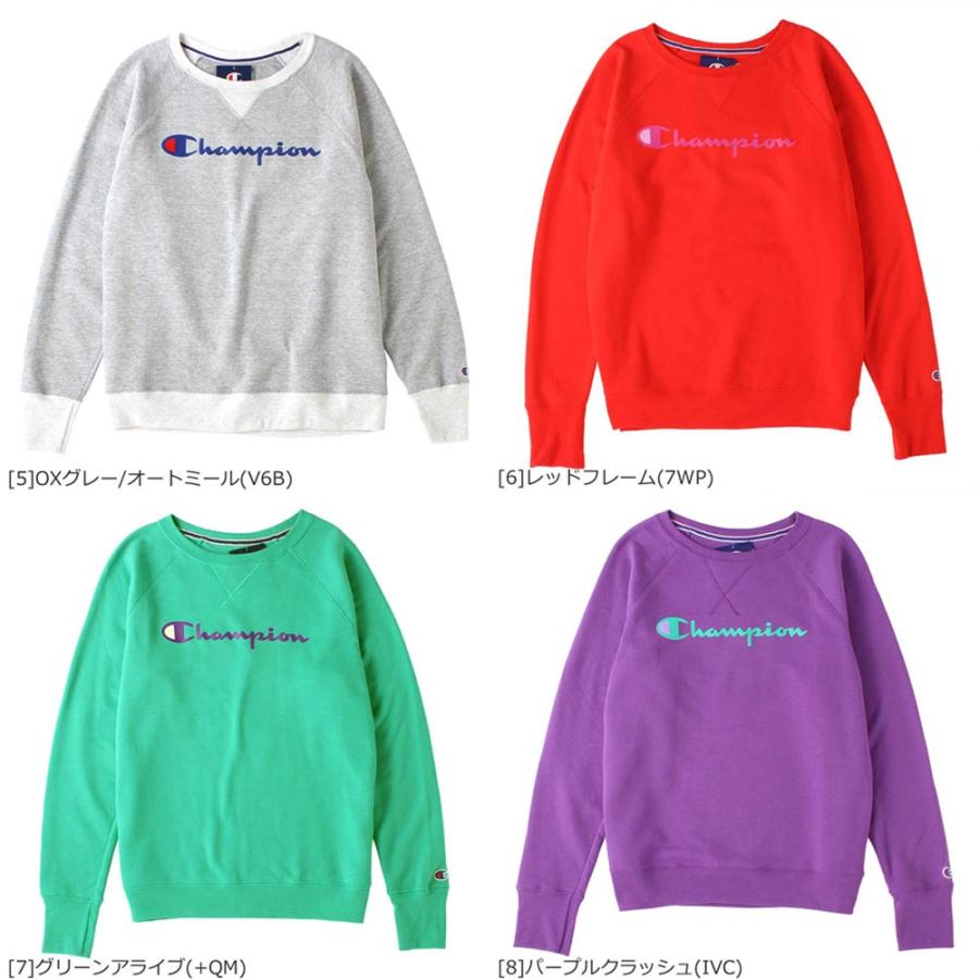Champion [レディース チャンピオン トレーナー スウェット 長袖 Champion [レディース チャンピオン トレーナー スウェット 長袖