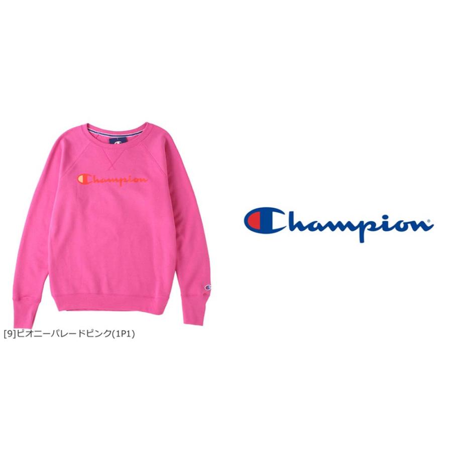 Champion [レディース チャンピオン トレーナー スウェット 長袖 Champion [レディース チャンピオン トレーナー スウェット 長袖