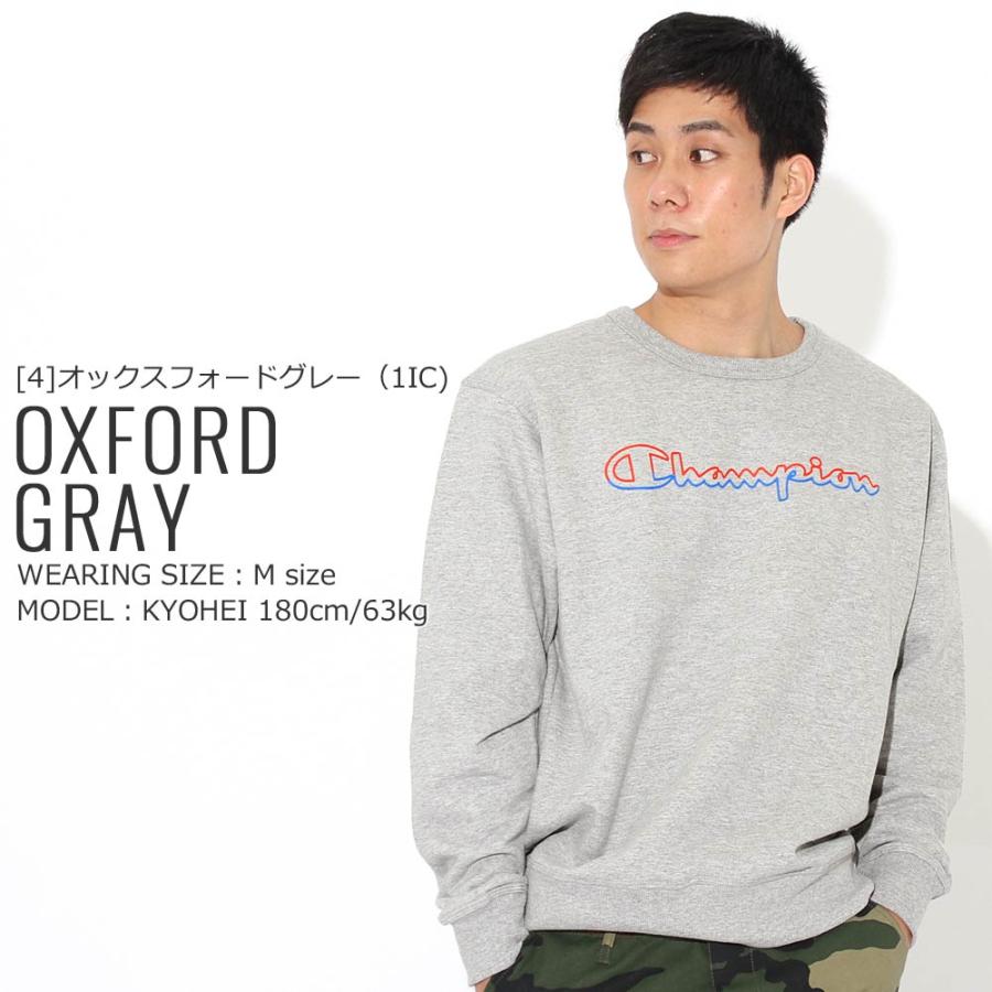 Champion］ロゴ刺繍スウェット長袖men's［M］紺 - 通販 - guianegro.com.br