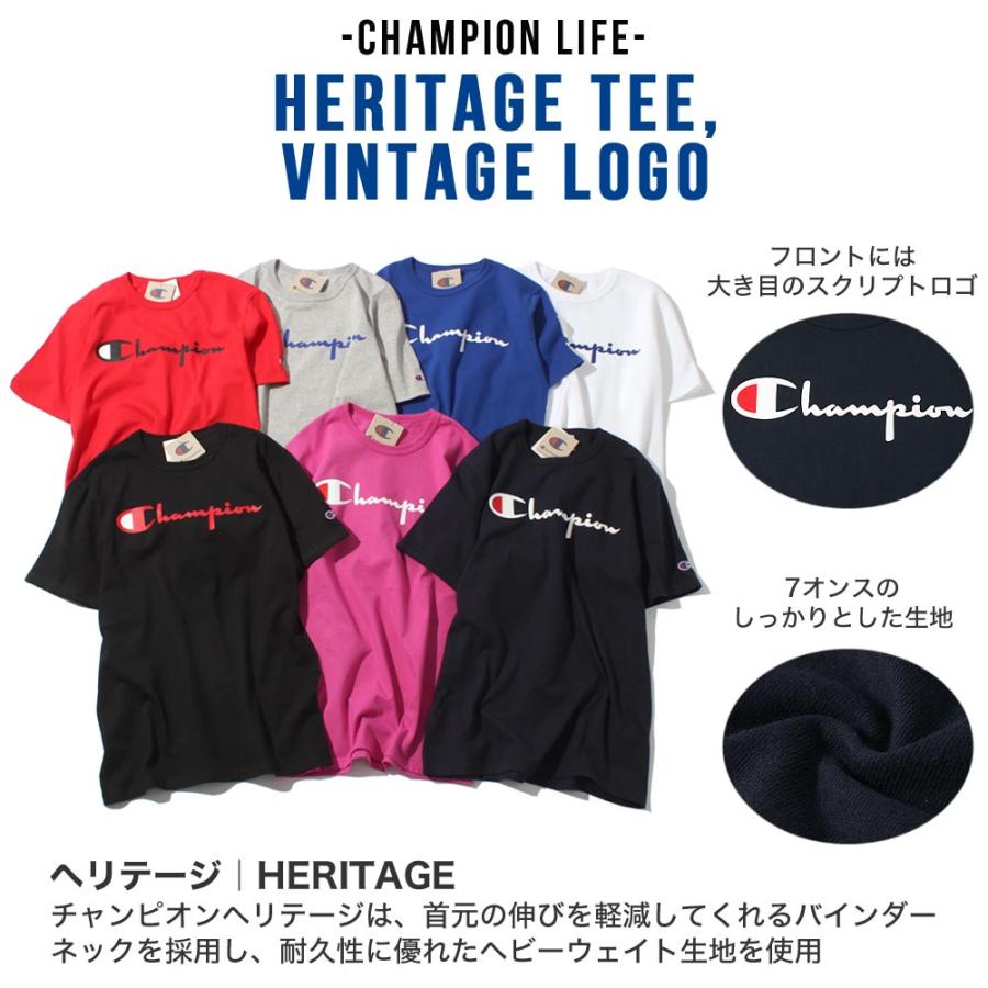 Champion（チャンピオン） Tシャツ 半袖 ヘビーウェイト 厚手 メンズ