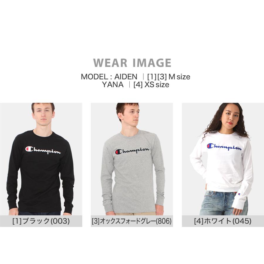 Champion チャンピオン ロンT メンズ 長袖Tシャツ ロゴ プリント Champion チャンピオン ロンT メンズ 長袖Tシャツ ロゴ プリント