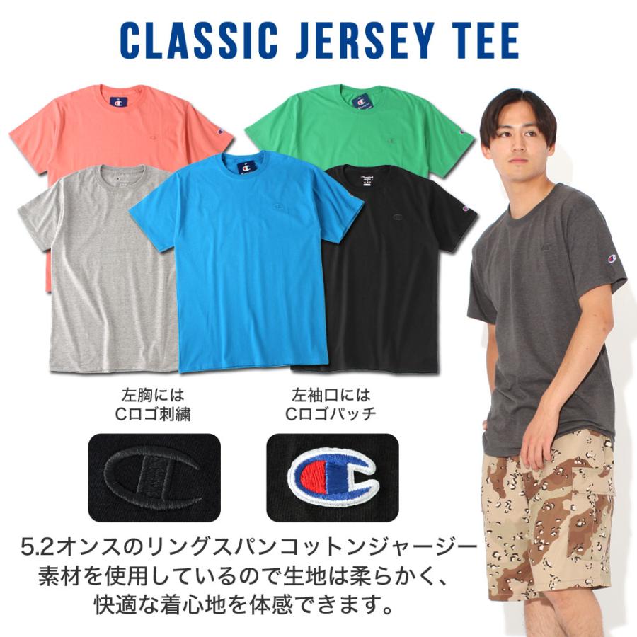 【送料無料】 Champion チャンピオン tシャツ usa 大きいサイズ メンズ tシャツ メンズ アメカジ 刺繍ロゴ【メール便可】【COP】｜f-box｜02