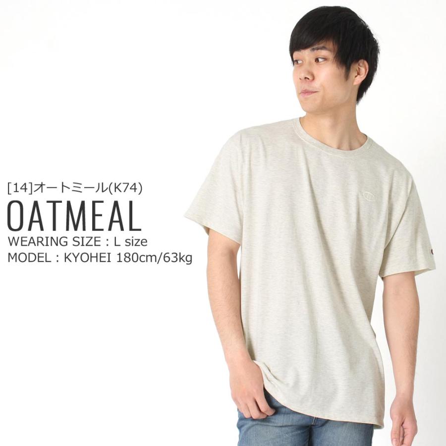 Champion（チャンピオン） Tシャツ 半袖 メンズ ワンポイント 刺繍