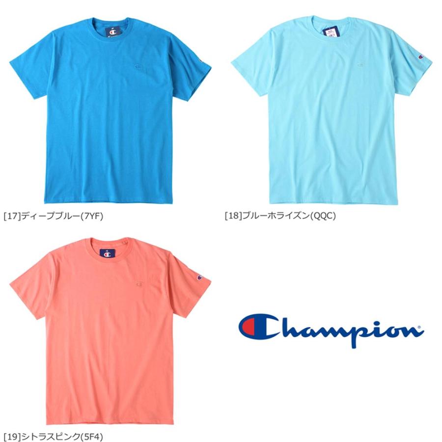 Champion（チャンピオン） Tシャツ 半袖 メンズ ワンポイント 刺繍